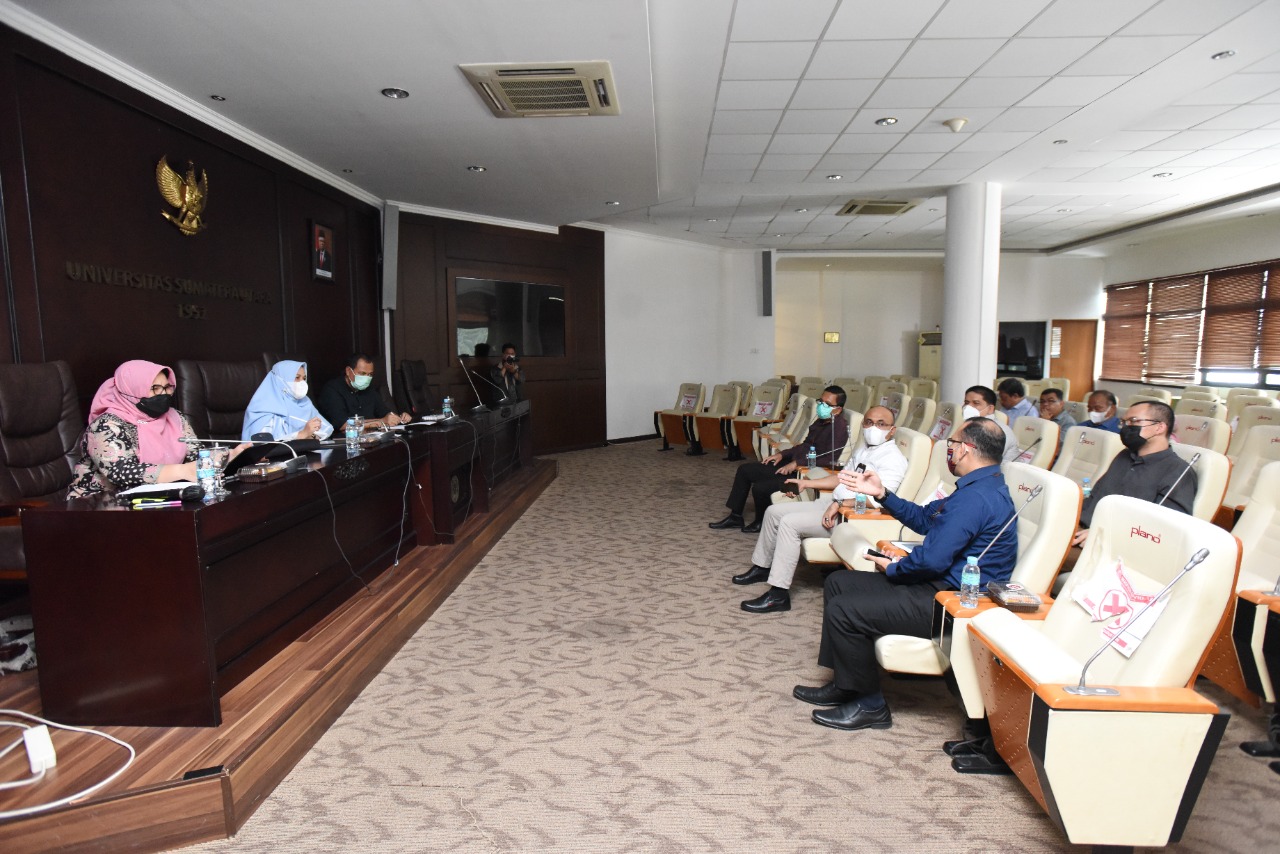 Inisiasi Program Merdeka Belajar Kampus Merdeka (MBKM) Antara USU dengan Bank Sumut