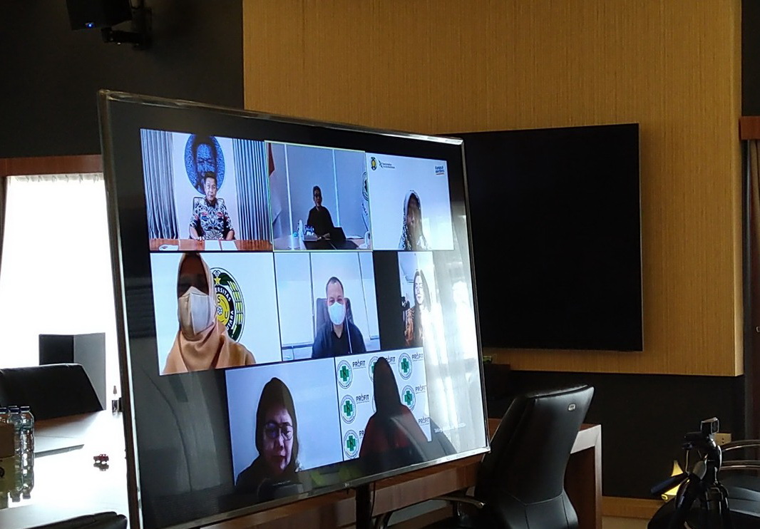 Penandatanganan MoU Antara USU dengan GAKESLAB Secara Daring